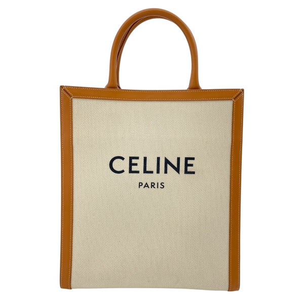 セリーヌ CELINE スモールバーティカル　カバ 192082BNZ ベージュ キャンバス レディース トートバッグ