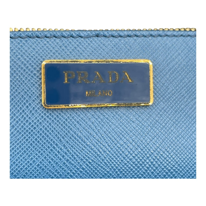 プラダ PRADA ガレリア ラージ ブルー サフィアーノ レディース ハンドバッグ