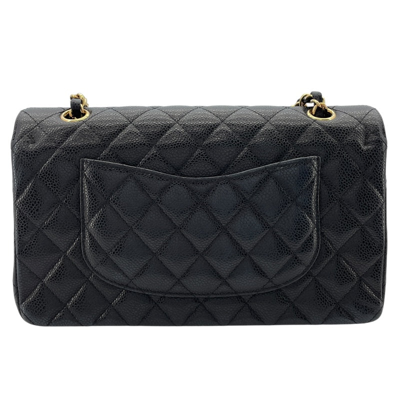 シャネル CHANEL マトラッセ25 A01112 ブラック GD金具 キャビアスキン レディース ショルダーバッグ