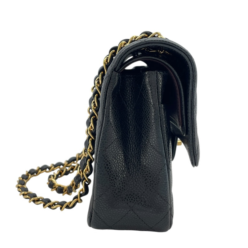 シャネル CHANEL マトラッセ25 A01112 ブラック GD金具 キャビアスキン レディース ショルダーバッグ
