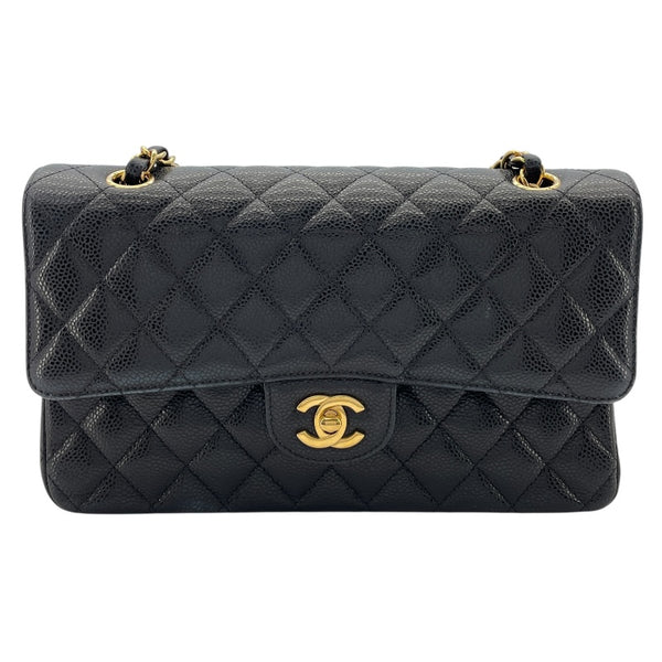 シャネル CHANEL マトラッセ25 A01112 ブラック GD金具 キャビアスキン レディース ショルダーバッグ