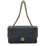 シャネル CHANEL マトラッセ25 A01112 ブラック GD金具 キャビアスキン レディース ショルダーバッグ