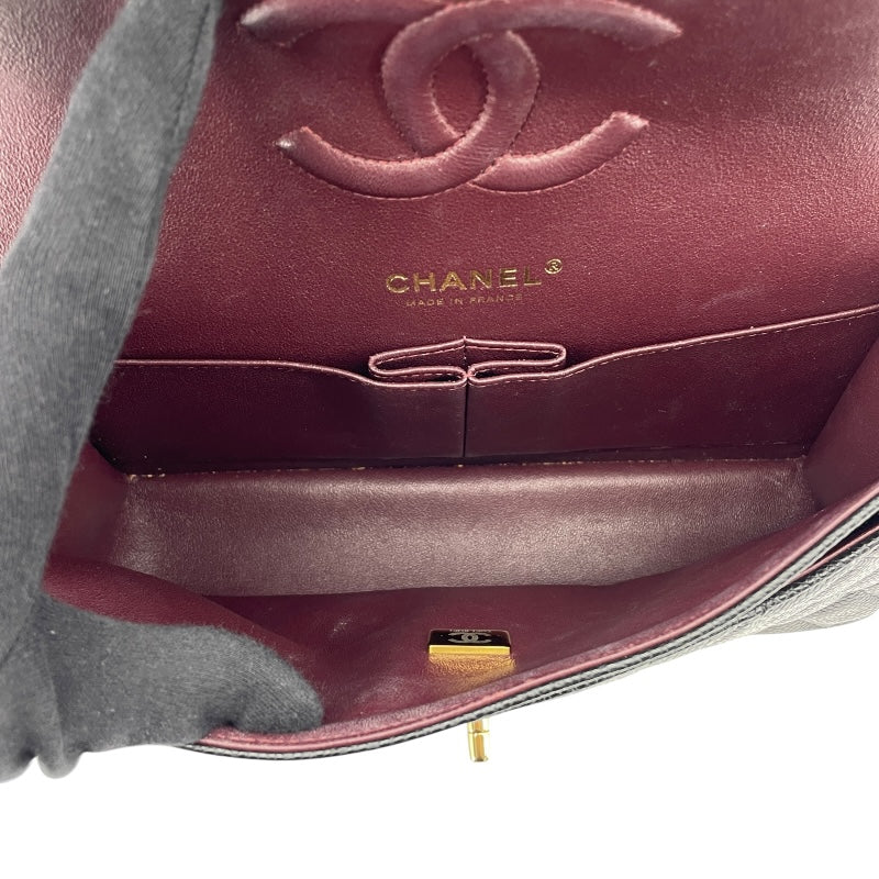 シャネル CHANEL マトラッセ25 A01112 ブラック GD金具 キャビアスキン レディース ショルダーバッグ