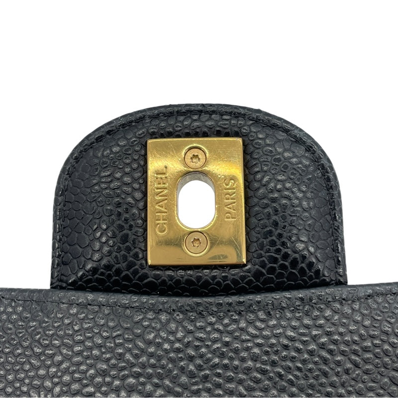 シャネル CHANEL マトラッセ25 A01112 ブラック GD金具 キャビアスキン レディース ショルダーバッグ