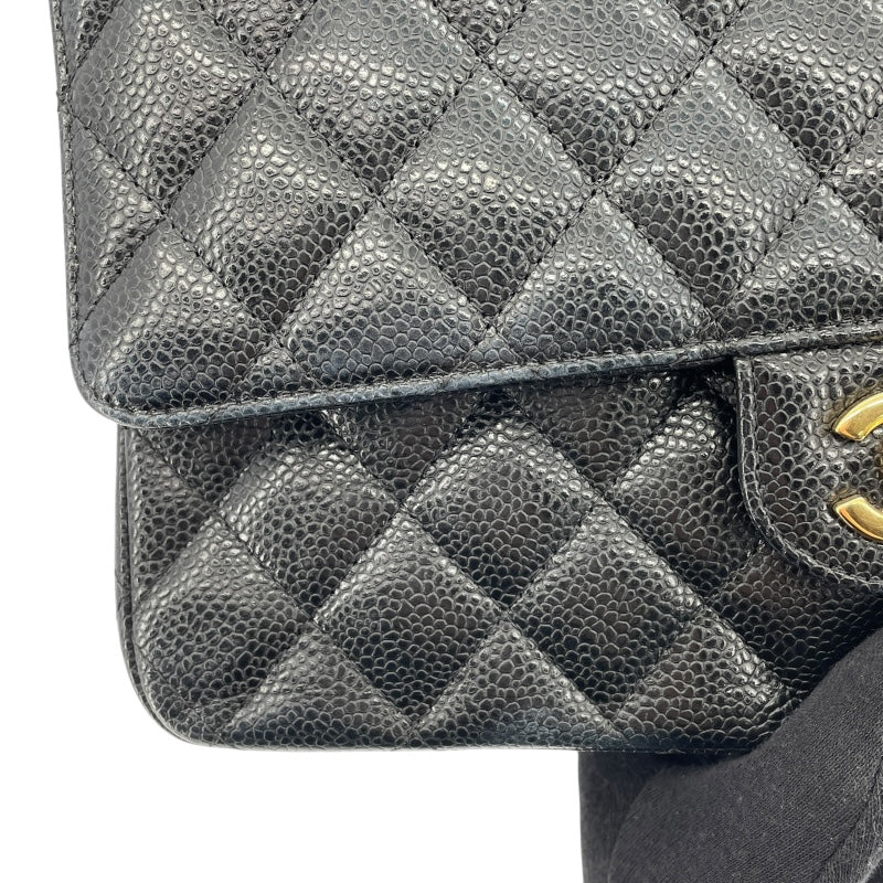 シャネル CHANEL マトラッセ25 A01112 ブラック GD金具 キャビアスキン レディース ショルダーバッグ