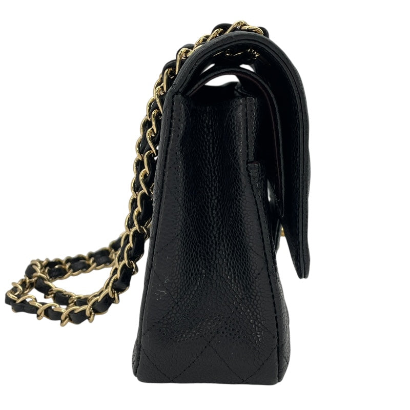シャネル CHANEL マトラッセ25 A01112 17番台 ブラック GD金具 キャビアスキン レディース ショルダーバッグ