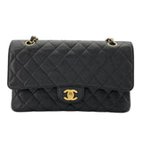 シャネル CHANEL マトラッセ25 A01112 17番台 ブラック GD金具 キャビアスキン レディース ショルダーバッグ