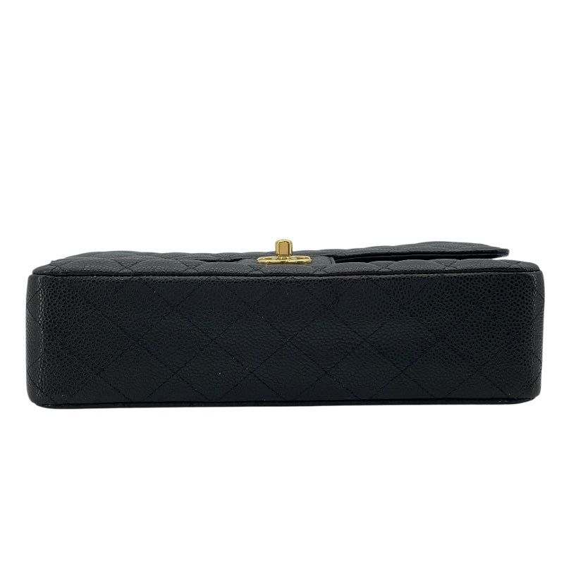 シャネル CHANEL マトラッセ25 A01112 17番台 ブラック GD金具 キャビアスキン レディース ショルダーバッグ