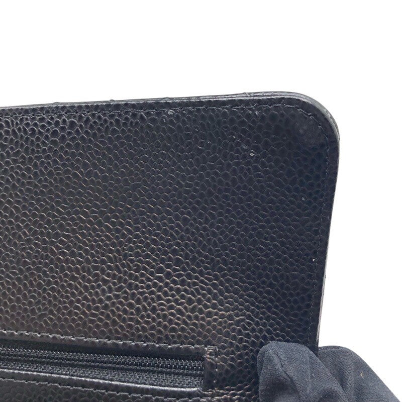 シャネル CHANEL マトラッセ25 A01112 ブラック GD金具 キャビアスキン レディース ショルダーバッグ