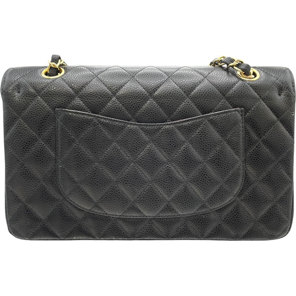 シャネル CHANEL マトラッセ25 A01112 ブラック GD金具 キャビアスキン レディース ショルダーバッグ