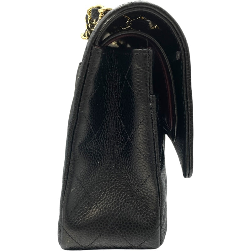 シャネル CHANEL マトラッセ25 A01112 ブラック GD金具 キャビアスキン レディース ショルダーバッグ