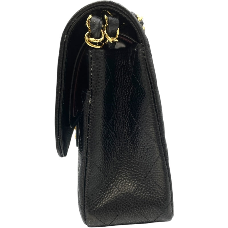 シャネル CHANEL マトラッセ25 A01112 ブラック GD金具 キャビアスキン レディース ショルダーバッグ