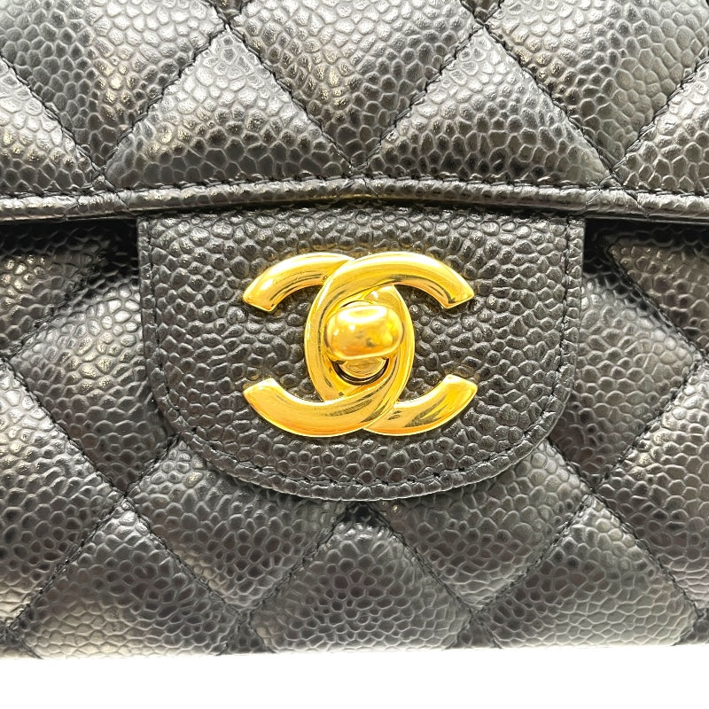 シャネル CHANEL マトラッセ25 A01112 ブラック GD金具 キャビアスキン レディース ショルダーバッグ
