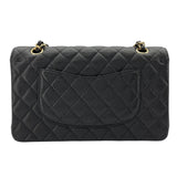 シャネル CHANEL マトラッセ25 A01112 24番台 ブラック GD金具 キャビアスキン レディース ショルダーバッグ