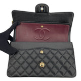 シャネル CHANEL マトラッセ25 A01112 24番台 ブラック GD金具 キャビアスキン レディース ショルダーバッグ