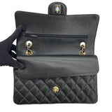シャネル CHANEL マトラッセ25 A01112 24番台 ブラック GD金具 キャビアスキン レディース ショルダーバッグ