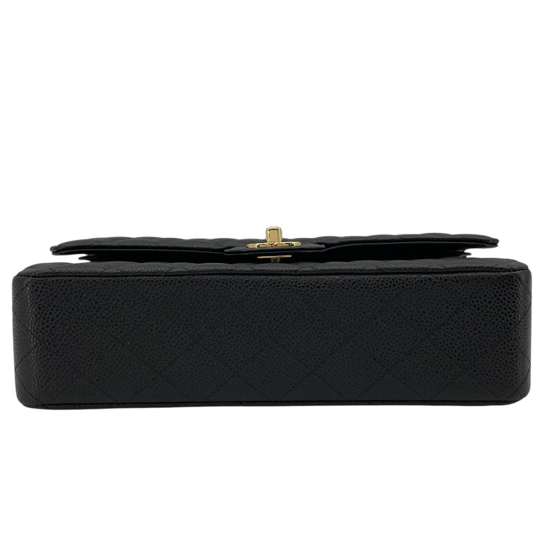 シャネル CHANEL マトラッセ25 A01112 24番台 ブラック GD金具 キャビアスキン レディース ショルダーバッグ