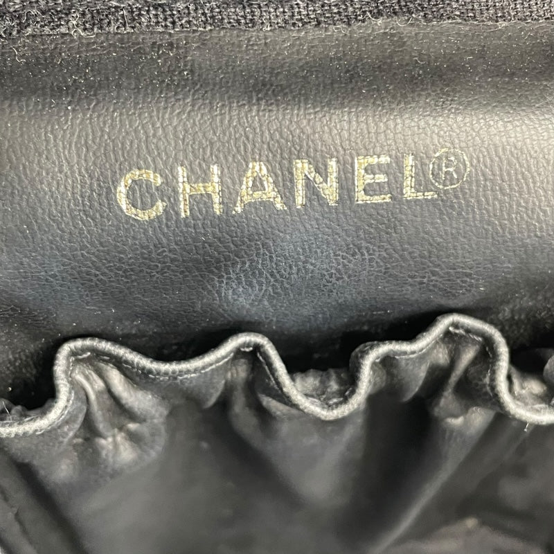 シャネル CHANEL バニティ A01998 ブラック GD金具 キャビアスキン レディース ハンドバッグ