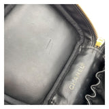 シャネル CHANEL ココマーク バニティバッグ A01998 6番台 ブラック GD金具 キャビアスキン レディース ハンドバッグ