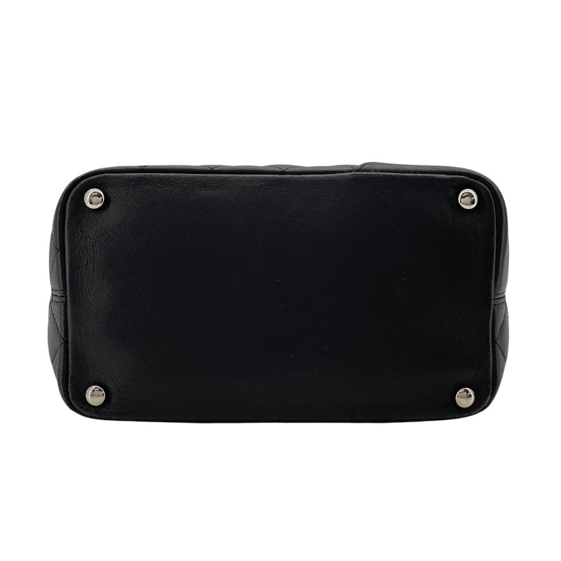 シャネル CHANEL カンボンライントートミディアム A25167 14番台 ブラック SV金具 カーフ レディース トートバッグ