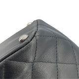 シャネル CHANEL カンボンライントートミディアム A25167 14番台 ブラック SV金具 カーフ レディース トートバッグ