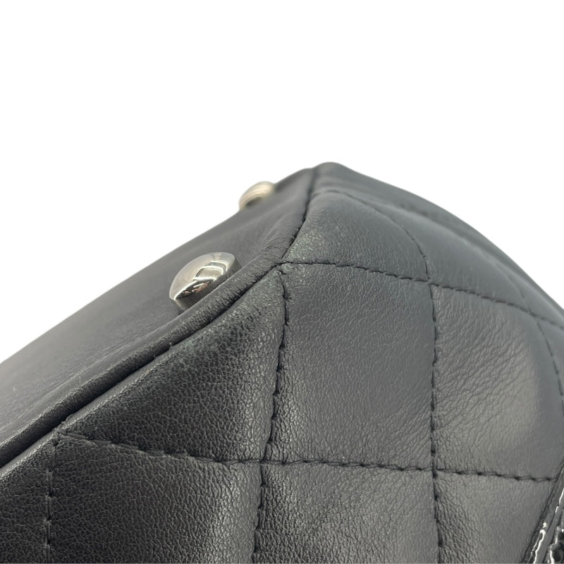 シャネル CHANEL カンボンライントートミディアム A25167 14番台 ブラック SV金具 カーフ レディース トートバッグ