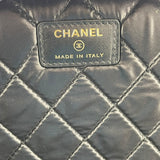 シャネル CHANEL ヴァニティポーチ ブラック GD金具 キャビアスキン レディース ハンドバッグ