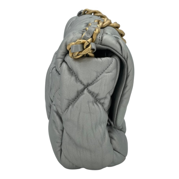シャネル CHANEL CHANEL 19 バッグ AS1160 シルバー　GD・SV金具 ラム レディース ショルダーバッグ
