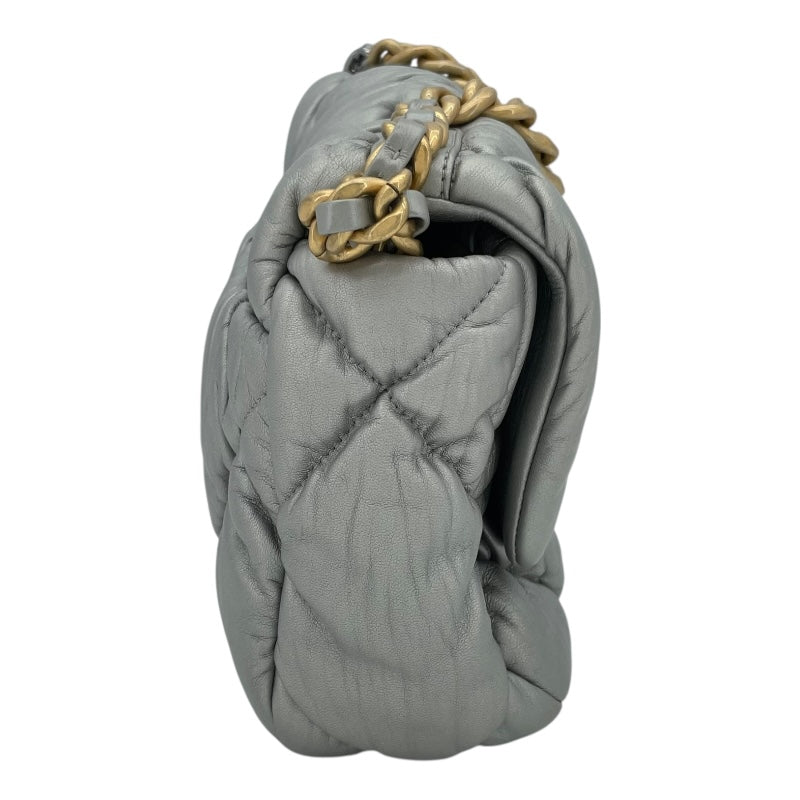シャネル CHANEL CHANEL 19 バッグ AS1160 シルバー　GD・SV金具 ラム レディース ショルダーバッグ