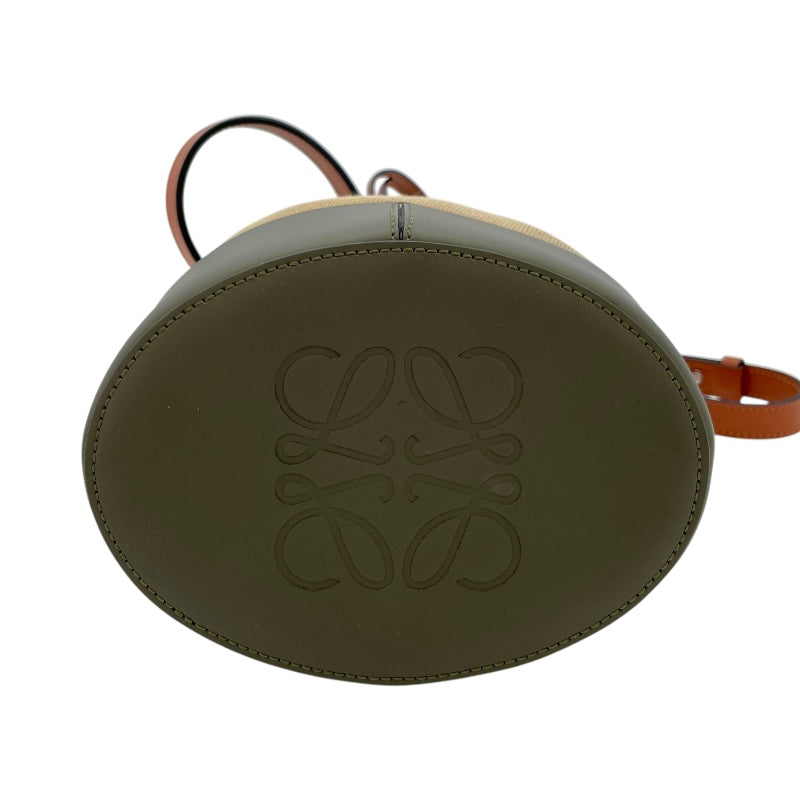 LOEWE　バルーン　ミディアム　バルーンバッグ　カーキブラウン ロエベ LOEWE バルーンバッグ A710C31X30 カーキ×ブラウン