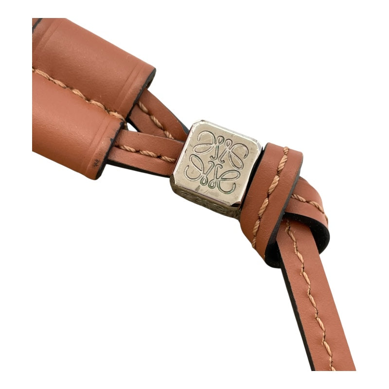 ロエベ LOEWE バルーンバッグ A710C31X30 カーキ×ブラウン キャンバス レザー レディース ショルダーバッグ
