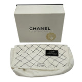 シャネル CHANEL チェーンショルダー ホワイト GDxSV金具 カーフ レディース ショルダーバッグ
