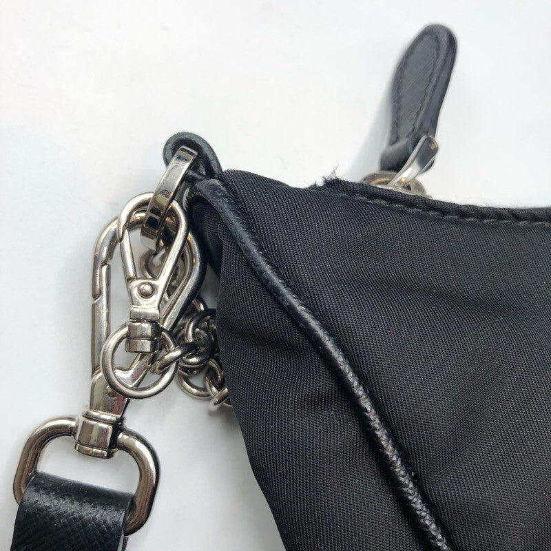 プラダ PRADA Re-Edition ショルダー 1BH204 ブラック ナイロン レディース ショルダーバッグ