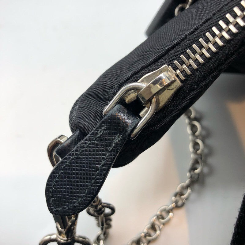 プラダ PRADA Re-Edition ショルダー 1BH204 ブラック ナイロン レディース ショルダーバッグ