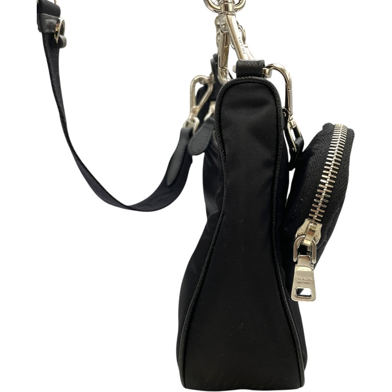プラダ PRADA Re-Edition ショルダー 1BH204 ブラック ナイロン レディース ショルダーバッグ
