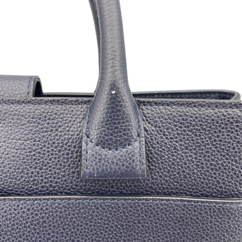 シャネル CHANEL ネオエクゼクティブトート A69930 23番台 ネイビー SV金具 キャビアスキン レディース トートバッグ