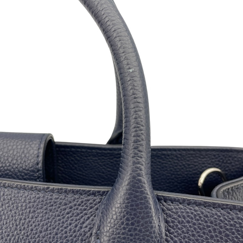 シャネル CHANEL ネオエクゼクティブトート A69930 23番台 ネイビー SV金具 キャビアスキン レディース トートバッグ