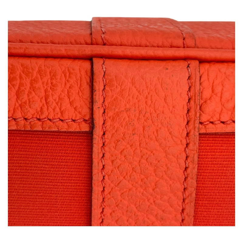 エルメス HERMES ガーデンパーティーTPM X刻 オレンジ SV金具