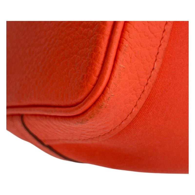 エルメス HERMES ガーデンパーティーTPM X刻 オレンジ SV金具