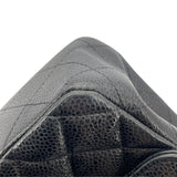 シャネル CHANEL マトラッセ25 A01112 25番台 ブラック SV金具 キャビアスキン レディース ショルダーバッグ