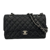 シャネル CHANEL マトラッセ25 A01112 25番台 ブラック SV金具 キャビアスキン レディース ショルダーバッグ