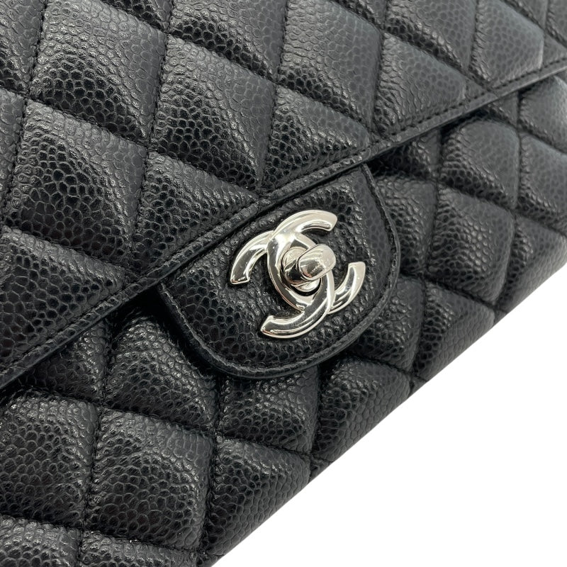 シャネル CHANEL マトラッセ25 A01112 25番台 ブラック SV金具 キャビアスキン レディース ショルダーバッグ