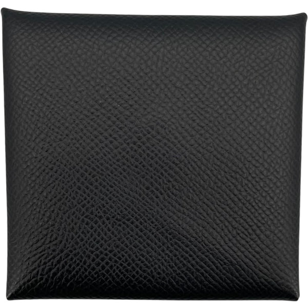 エルメス HERMES バスティア ヴェルソ Y刻 ブラック/ヴェールグリス SV金具 エプソン ユニセックス コインケース