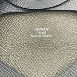 エルメス HERMES バスティア ヴェルソ Y刻 ブラック/ヴェールグリス SV金具 エプソン ユニセックス コインケース