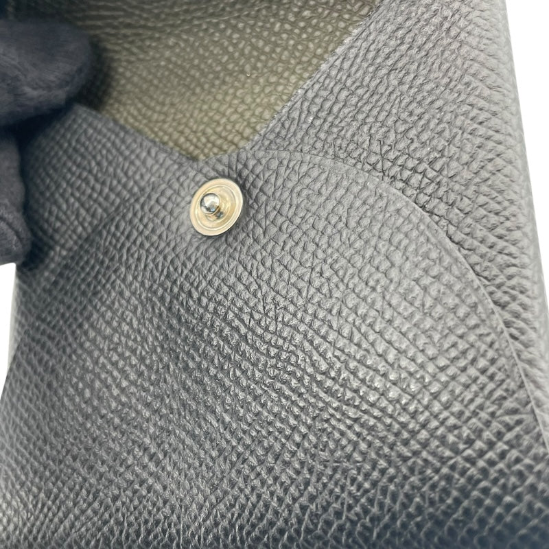 エルメス HERMES バスティア ヴェルソ Y刻 ブラック/ヴェールグリス SV金具 エプソン ユニセックス コインケース