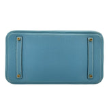 エルメス HERMES バーキン35 □N刻印　(2010年製) ブルージーン　ゴールド金具 トゴ レディース ハンドバッグ