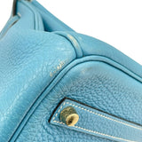 エルメス HERMES バーキン35 □N刻印　(2010年製) ブルージーン　ゴールド金具 トゴ レディース ハンドバッグ