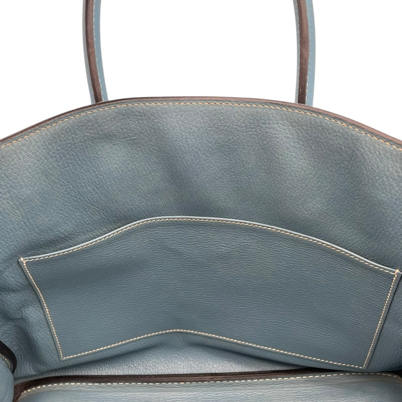 エルメス HERMES バーキン35 □N刻印　(2010年製) ブルージーン　ゴールド金具 トゴ レディース ハンドバッグ