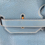エルメス HERMES バーキン35 □N刻印　(2010年製) ブルージーン　ゴールド金具 トゴ レディース ハンドバッグ