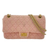 シャネル CHANEL 2.55 フラップバッグ A37586 23番台 ピンク GD金具 ツイード レディース ショルダーバッグ